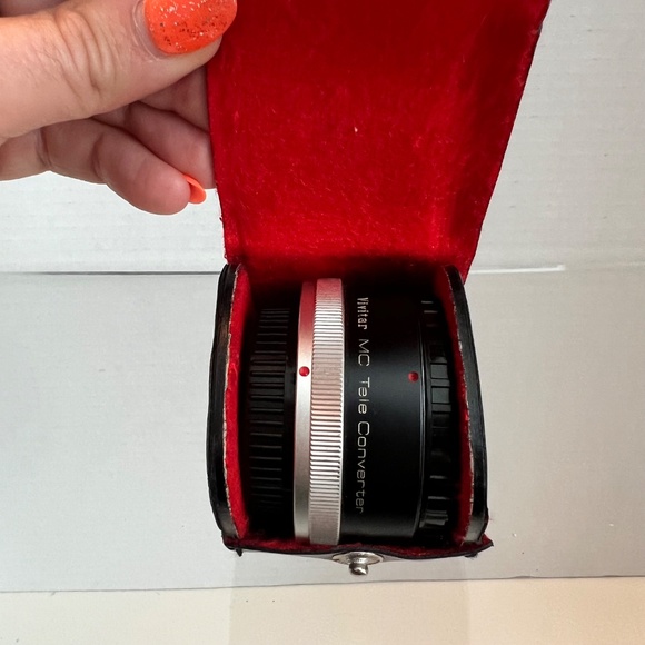 Vivitar Vintage OEM MC Tele Converter Camera Lens 2X-4 FL-FD and Cary Case - Picture 1 of 6